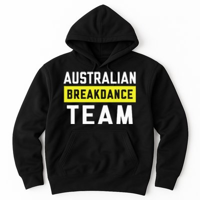 Australian Breakdancing Costume Team Break Dancer Matching Hoodie