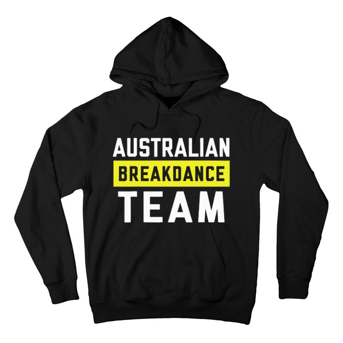 Australian Breakdancing Costume Team Break Dancer Matching Hoodie