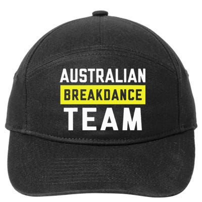 Australian Breakdancing Costume Team Break Dancer Matching 7-Panel Snapback Hat