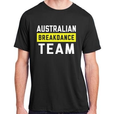 Australian Breakdancing Costume Team Break Dancer Matching Adult ChromaSoft Performance T-Shirt