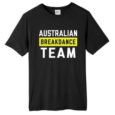 Australian Breakdancing Costume Team Break Dancer Matching Tall Fusion ChromaSoft Performance T-Shirt