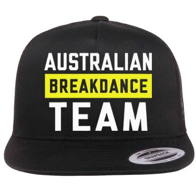 Australian Breakdancing Costume Team Break Dancer Matching Flat Bill Trucker Hat