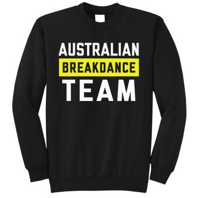 Australian Breakdancing Costume Team Break Dancer Matching Tall Sweatshirt