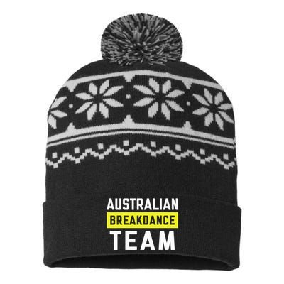 Australian Breakdancing Costume Team Break Dancer Matching USA-Made Snowflake Beanie