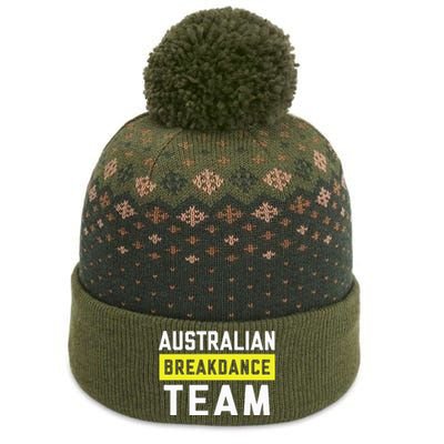 Australian Breakdancing Costume Team Break Dancer Matching The Baniff Cuffed Pom Beanie