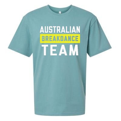 Australian Breakdancing Costume Team Break Dancer Matching Sueded Cloud Jersey T-Shirt