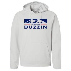 Are Buzzin Classic Midwest Mountain Performance Fleece Hoodie