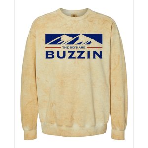 Are Buzzin Classic Midwest Mountain Colorblast Crewneck Sweatshirt