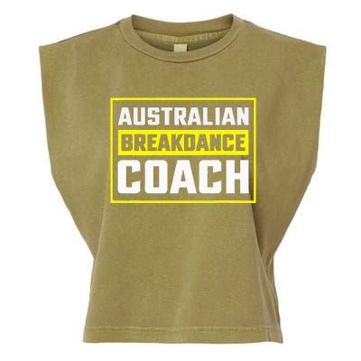 Australian Breakdancing Costume Coach Matching Garment-Dyed Women's Muscle Tee