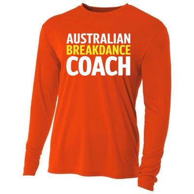 Australian Breakdancing Costume Break Dancer Coach Matching Cooling Performance Long Sleeve Crew