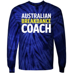 Australian Breakdancing Costume Break Dancer Coach Matching Tie-Dye Long Sleeve Shirt