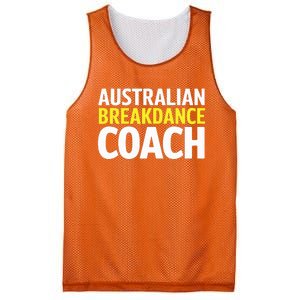 Australian Breakdancing Costume Break Dancer Coach Matching Mesh Reversible Basketball Jersey Tank