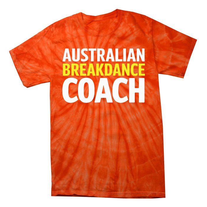 Australian Breakdancing Costume Break Dancer Coach Matching Tie-Dye T-Shirt