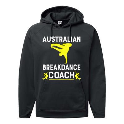 Australian Breakdancer Costume Coach Break Dancer Matching Performance Fleece Hoodie