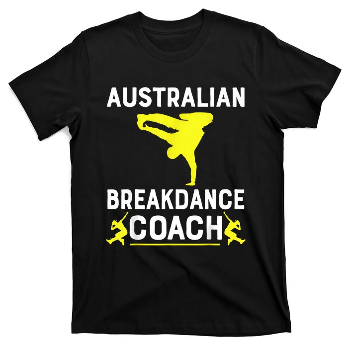 Australian Breakdancer Costume Coach Break Dancer Matching T-Shirt