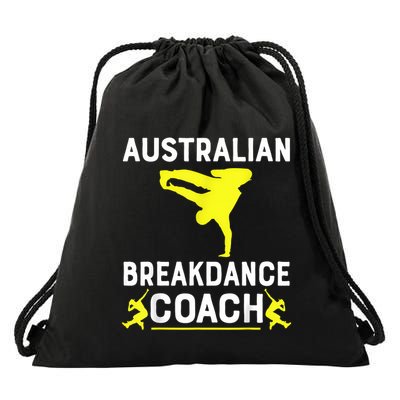 Australian Breakdancer Costume Coach Break Dancer Matching Drawstring Bag