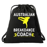 Australian Breakdancer Costume Coach Break Dancer Matching Drawstring Bag