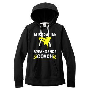 Australian Breakdancer Costume Coach Break Dancer Matching Women's Fleece Hoodie