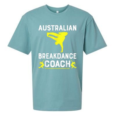 Australian Breakdancer Costume Coach Break Dancer Matching Sueded Cloud Jersey T-Shirt