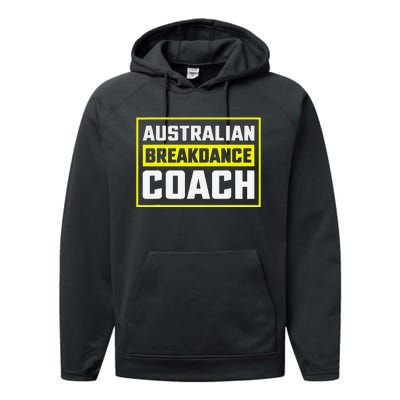 Australian Breakdancing Costume Coach Matching Gift Performance Fleece Hoodie