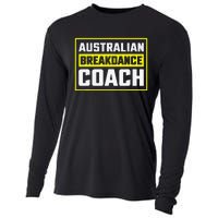 Australian Breakdancing Costume Coach Matching Gift Cooling Performance Long Sleeve Crew