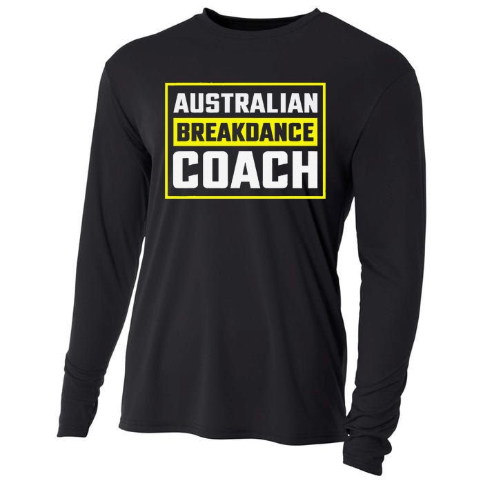 Australian Breakdancing Costume Coach Matching Gift Cooling Performance Long Sleeve Crew