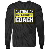 Australian Breakdancing Costume Coach Matching Gift Tie-Dye Long Sleeve Shirt