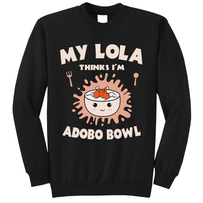 Adobo Bowl Chicken Lola Cuisine Philippine Flag Grandma Sweatshirt