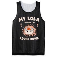 Adobo Bowl Chicken Lola Cuisine Philippine Flag Grandma Mesh Reversible Basketball Jersey Tank