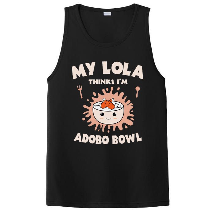 Adobo Bowl Chicken Lola Cuisine Philippine Flag Grandma PosiCharge Competitor Tank