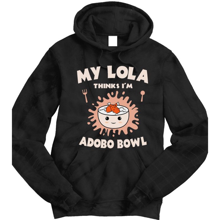 Adobo Bowl Chicken Lola Cuisine Philippine Flag Grandma Tie Dye Hoodie