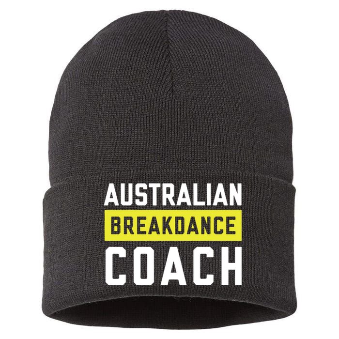 Australian Breakdancing Costume Coach Break Dancer Matching Sustainable Knit Beanie