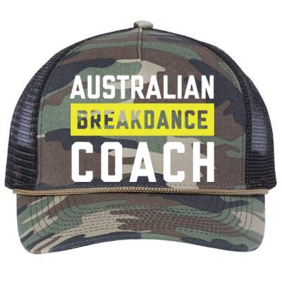 Australian Breakdancing Costume Coach Break Dancer Matching Retro Rope Trucker Hat Cap