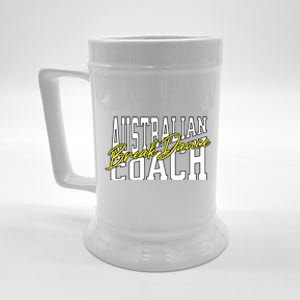 Australian Breakdancing Costume Break Dancer Coach Matching Beer Stein