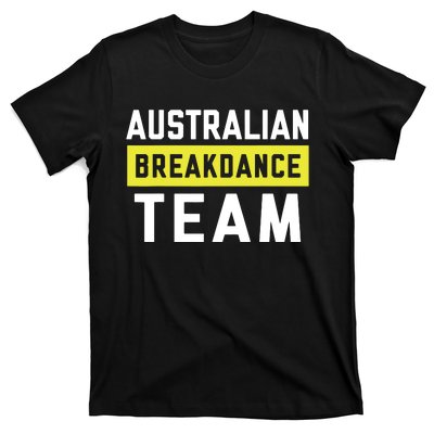 Australian Breakdancing Costume Team Break Dancer Matching T-Shirt