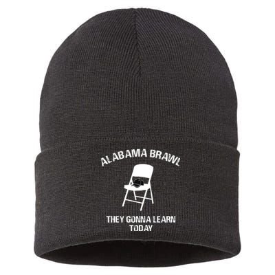 Alabama Brawl Chair A Mass Brawl Breaks Out On Alabama Trending Shirts Now Sustainable Knit Beanie