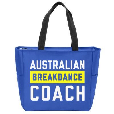 Australian Breakdancing Costume Coach Break Dancer Matching Zip Tote Bag