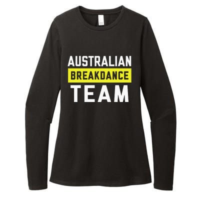 Australian Breakdancing Costume Team Break Dancer Matching Womens CVC Long Sleeve Shirt