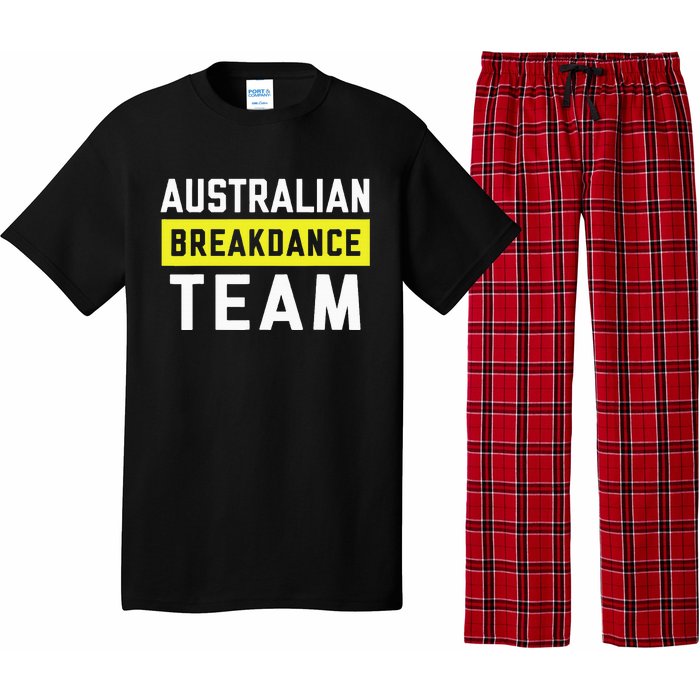 Australian Breakdancing Costume Team Break Dancer Matching Pajama Set