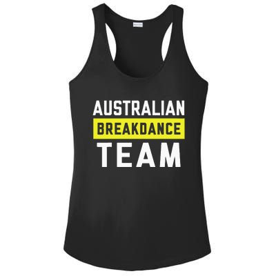 Australian Breakdancing Costume Team Break Dancer Matching Ladies PosiCharge Competitor Racerback Tank