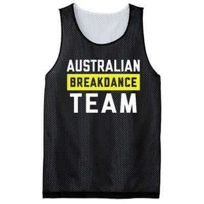 Australian Breakdancing Costume Team Break Dancer Matching Mesh Reversible Basketball Jersey Tank