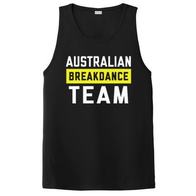 Australian Breakdancing Costume Team Break Dancer Matching PosiCharge Competitor Tank