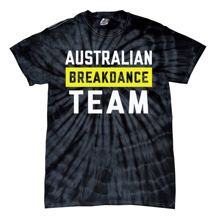 Australian Breakdancing Costume Team Break Dancer Matching Tie-Dye T-Shirt