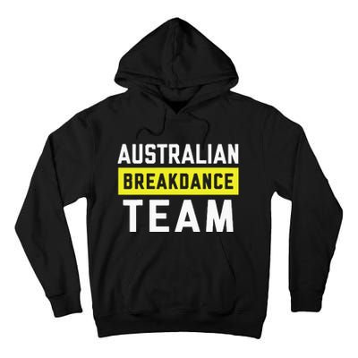 Australian Breakdancing Costume Team Break Dancer Matching Tall Hoodie