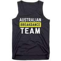 Australian Breakdancing Costume Team Break Dancer Matching Tank Top