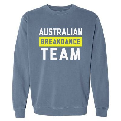 Australian Breakdancing Costume Team Break Dancer Matching Garment-Dyed Sweatshirt