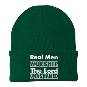 Antwon Be Cookin Wearing Real Worship The Lord Unashamed Knit Cap Winter Beanie