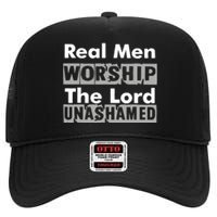 Antwon Be Cookin Wearing Real Worship The Lord Unashamed High Crown Mesh Back Trucker Hat