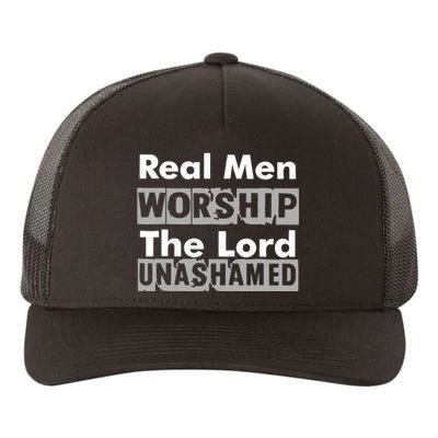 Antwon Be Cookin Wearing Real Worship The Lord Unashamed Yupoong Adult 5-Panel Trucker Hat