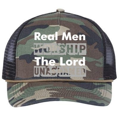 Antwon Be Cookin Wearing Real Worship The Lord Unashamed Retro Rope Trucker Hat Cap